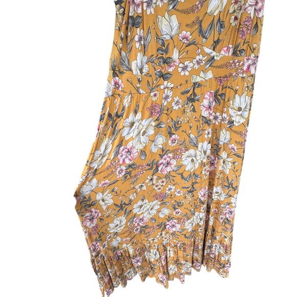 Torrid A line Maxi dress women’s yellow floral size 2x - Picture 6 of 11